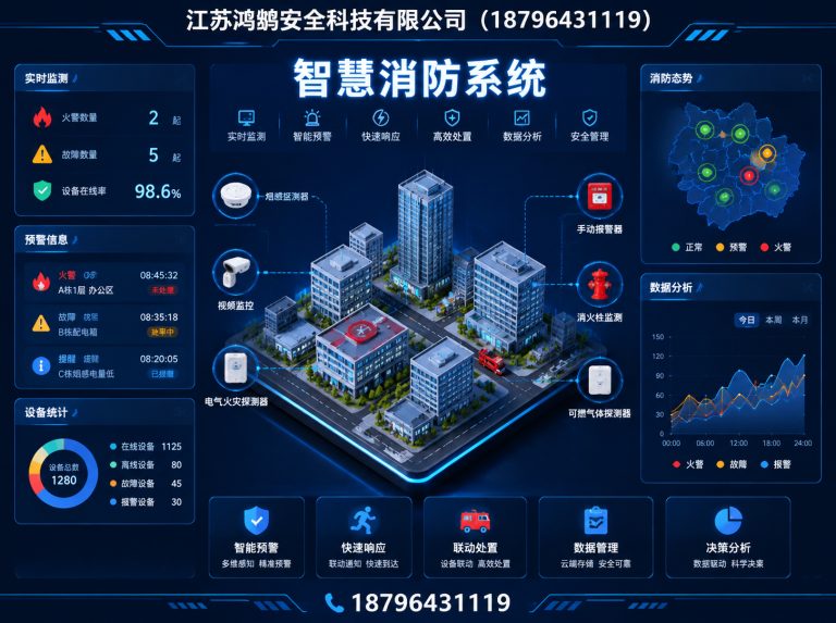 平凉智慧消防系统展示图