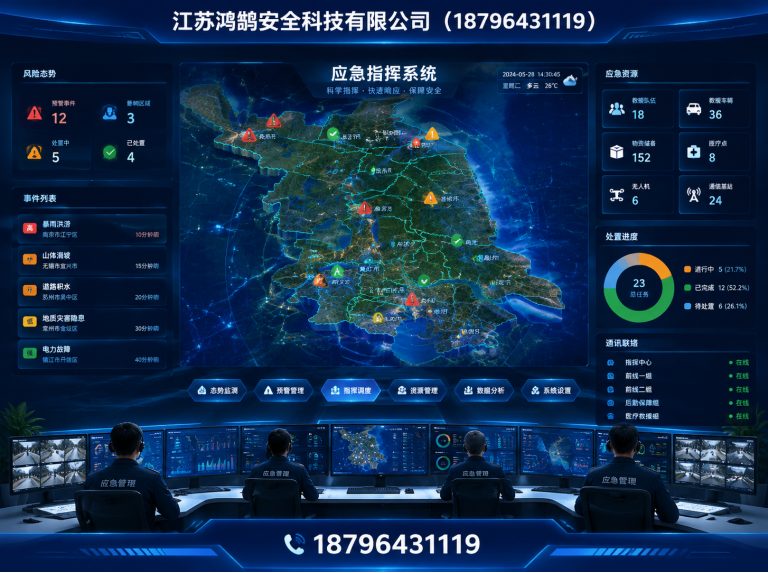 平凉消防通信指挥展示图